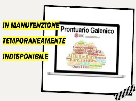 Manutenzione prontuario galenico