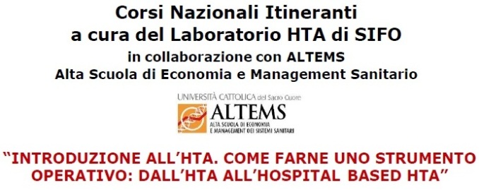 corsi HTA locandina